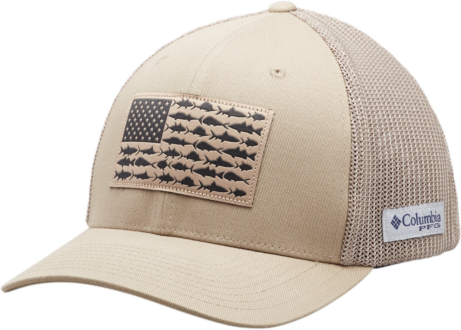 Columbia Sportswear Men's PFG Mesh Fish Flag Ball Cap | Academy