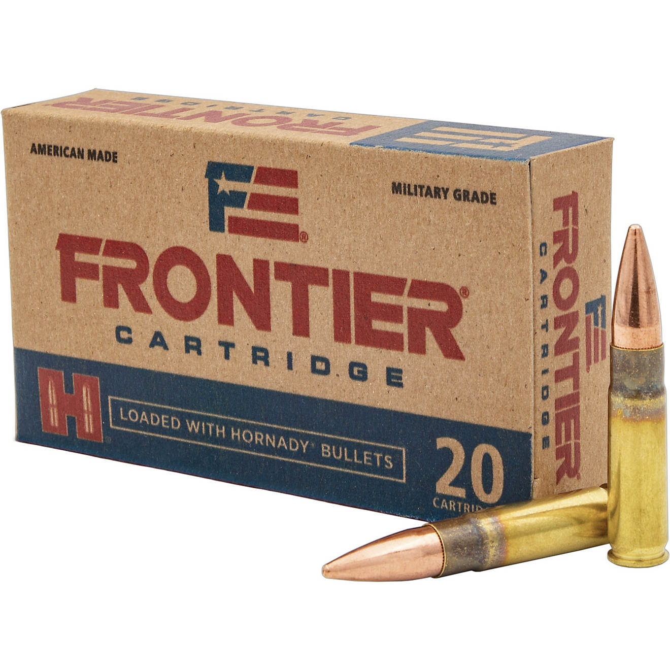 Frontier .300 Blackout 125-Grain FMJ Rifle Ammunition - 20 Rounds                                                                - view number 1