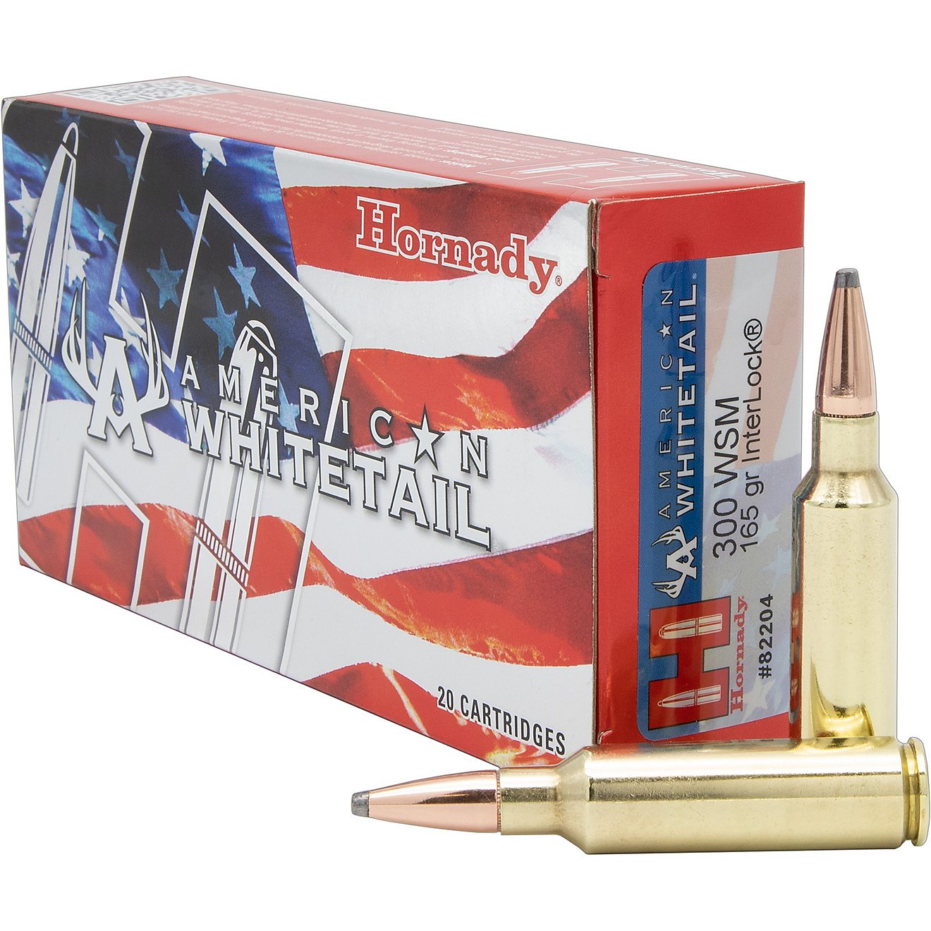 Hornady InterLock American Whitetail .300 WSM 165-Grain Rifle Ammunition                                                         - view number 1