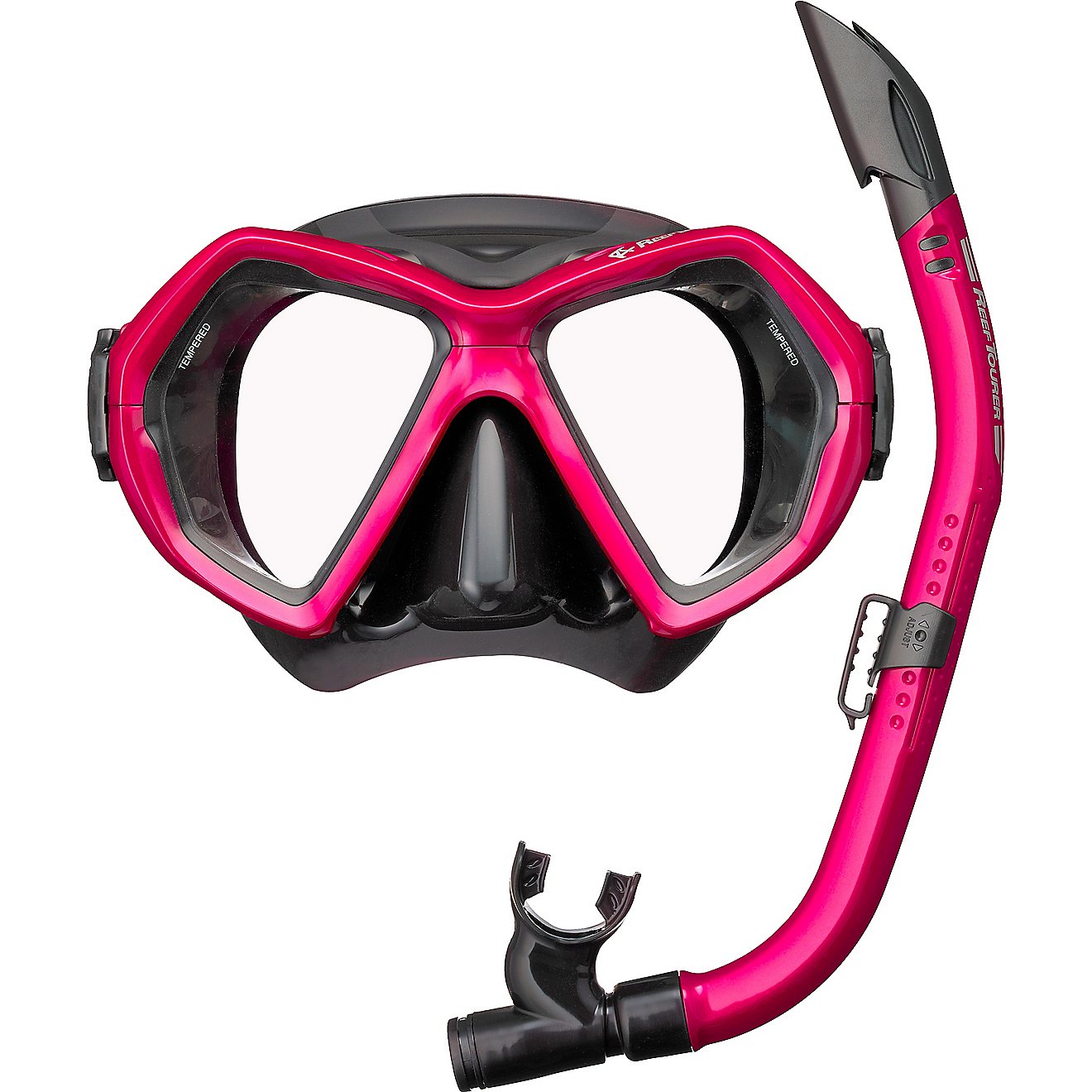 ReefTourer Adults' X-plore 2-Window Mask and Snorkel Combo                                                                       - view number 1