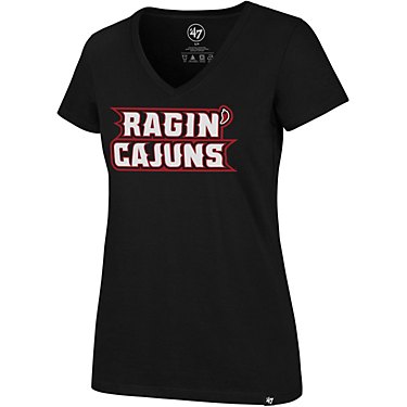 '47 University of Louisiana at Lafayette Women's Vault Imprint Ultra Rival V-neck T-shirt