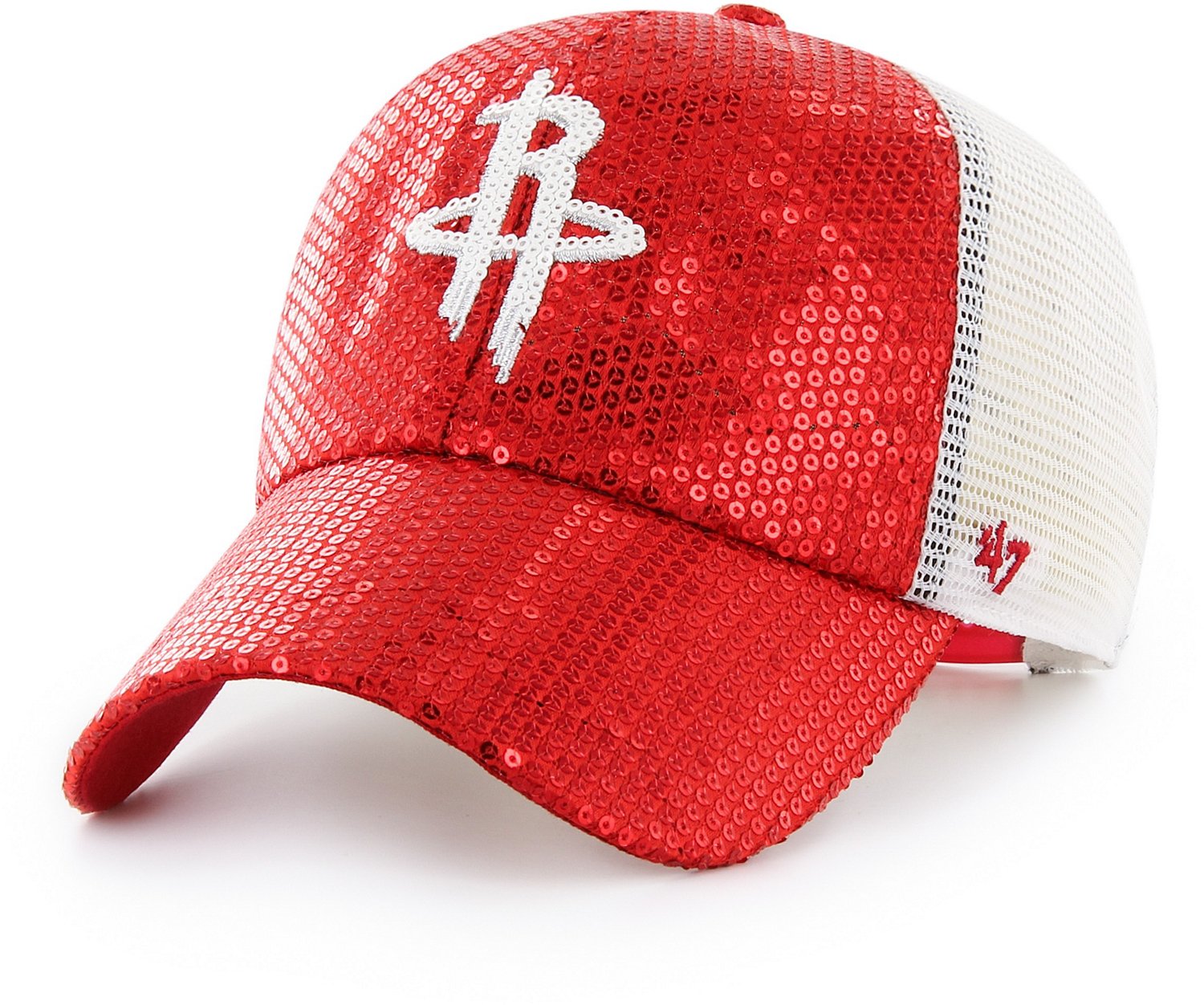 '47 Houston Rockets Women's Clean Up Dazzle Mesh Ball Cap Academy