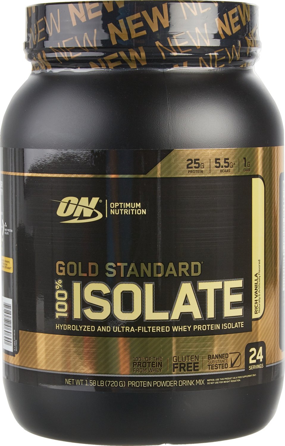 Optimum Nutrition Gold Standard 100 Percent Isolate Protein Powder Academy 2221