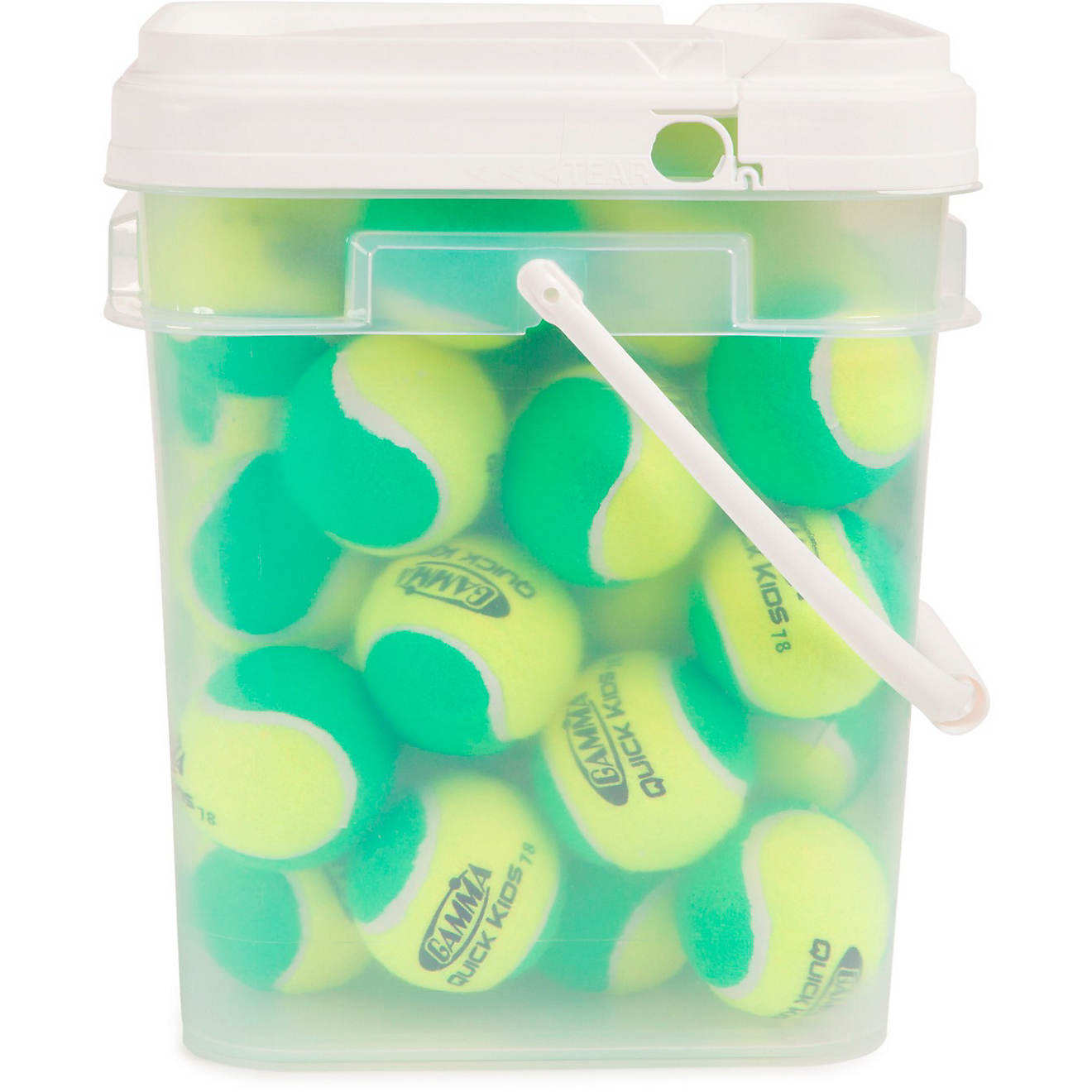 Gamma Quick Kids 78 Youth Tennis Balls Bucket 48-Count                                                                           - view number 1