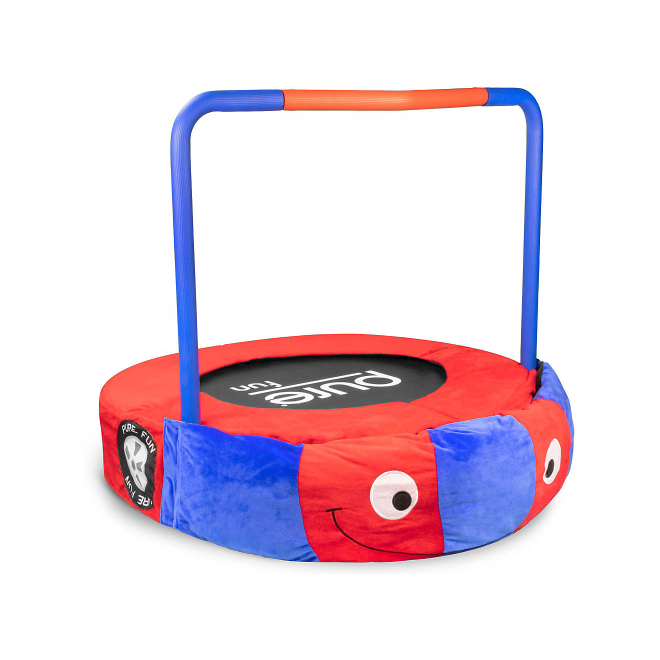 Pure Fun Race Car Plush Jumper 36 in Round Kids' Trampoline with Handrail                                                        - view number 1