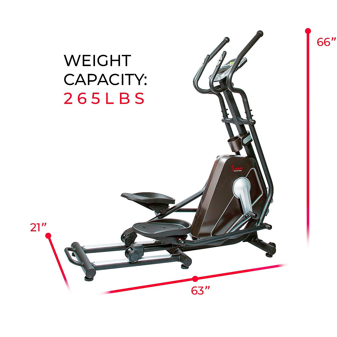 Sunny Health & Fitness Circuit Zone SF-E3862 Magnetic Elliptical Trainer                                                         - view number 5