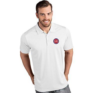 Antigua Men's Detroit Pistons Tribute Polo Shirt