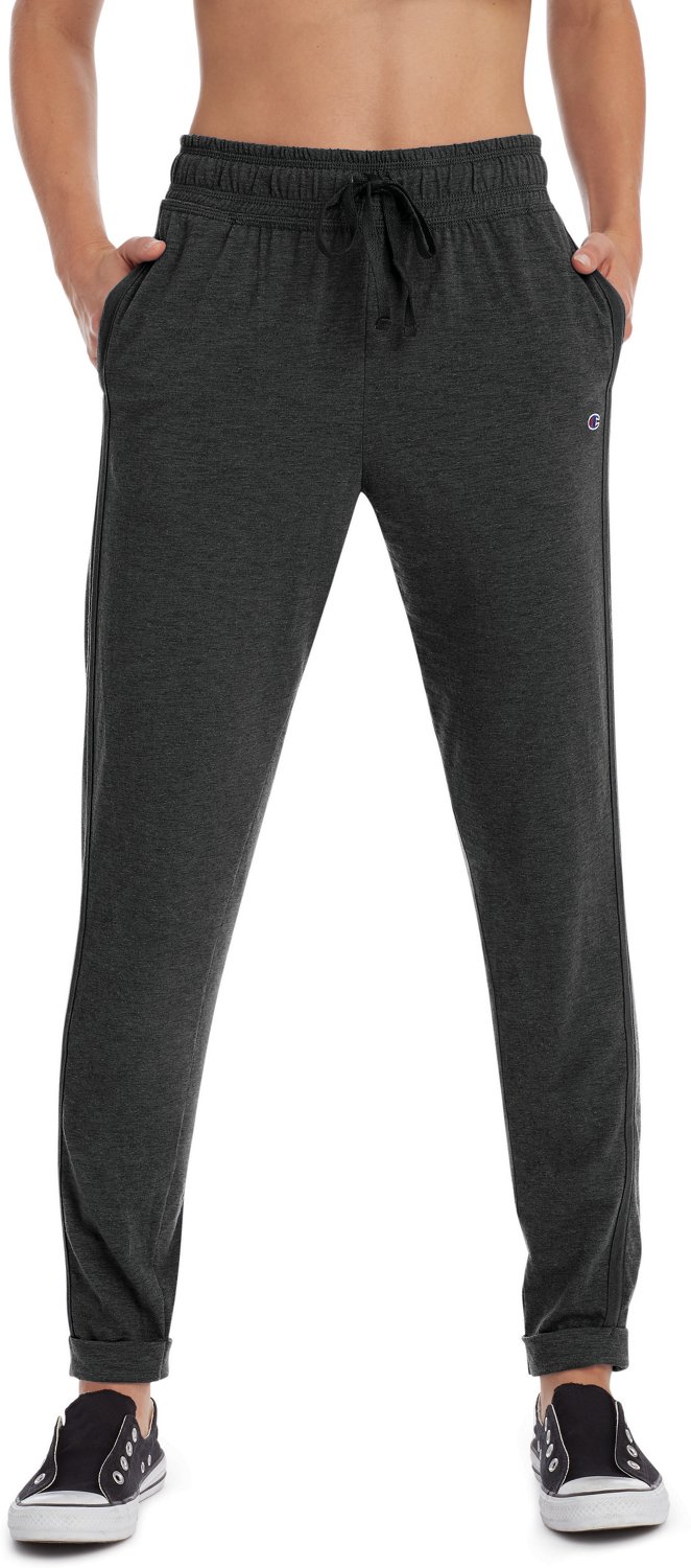 champion women's jersey pocket pant