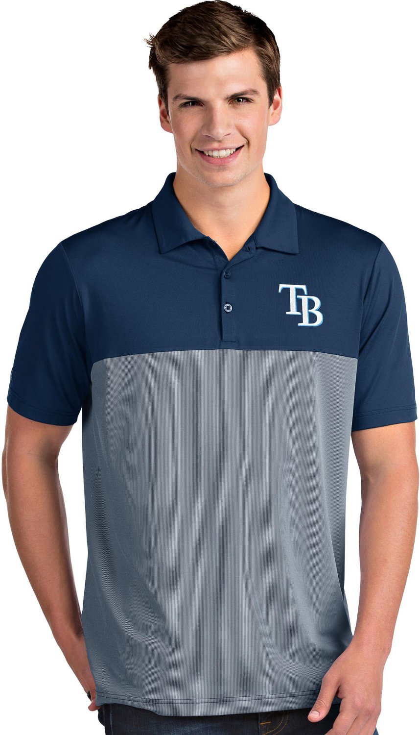 Antigua Men's Tampa Bay Rays Venture Polo Shirt Academy