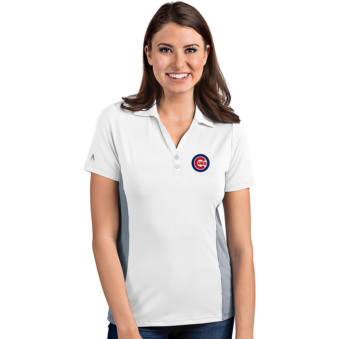 Antigua Women's Chicago Cubs Venture Polo Shirt                                                                                  - view number 1