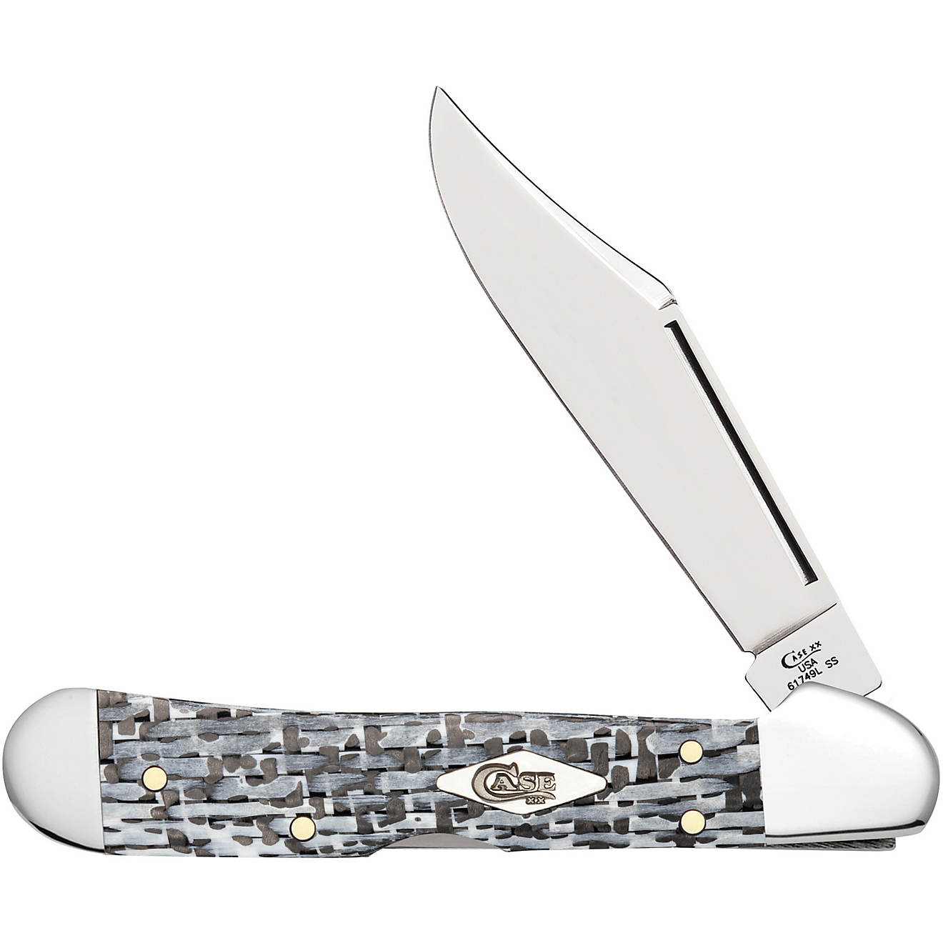 WR Case & Sons Cutlery Co Fiber Weave Mini CopperLock Pocket Knife                                                               - view number 1