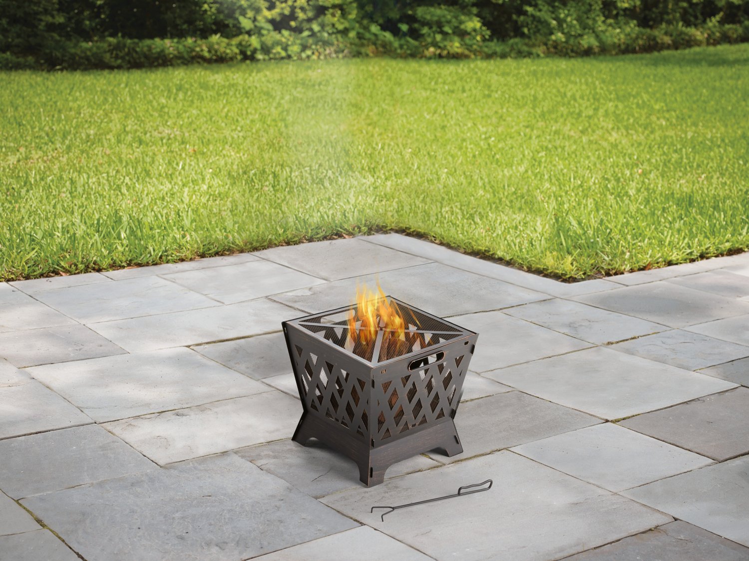Mosaic Connor Compact Wood Fire Pit Academy
