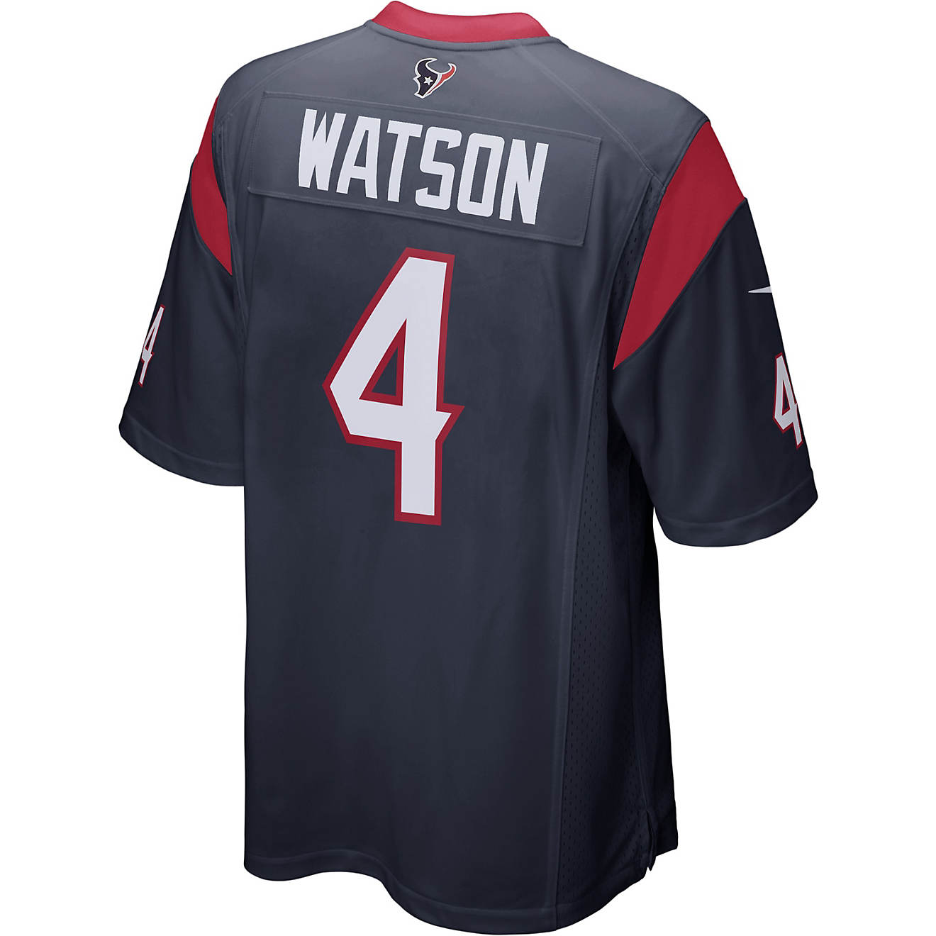 Nike Men's Houston Texans Deshaun Watson Team Color Game Jersey                                                                  - view number 1
