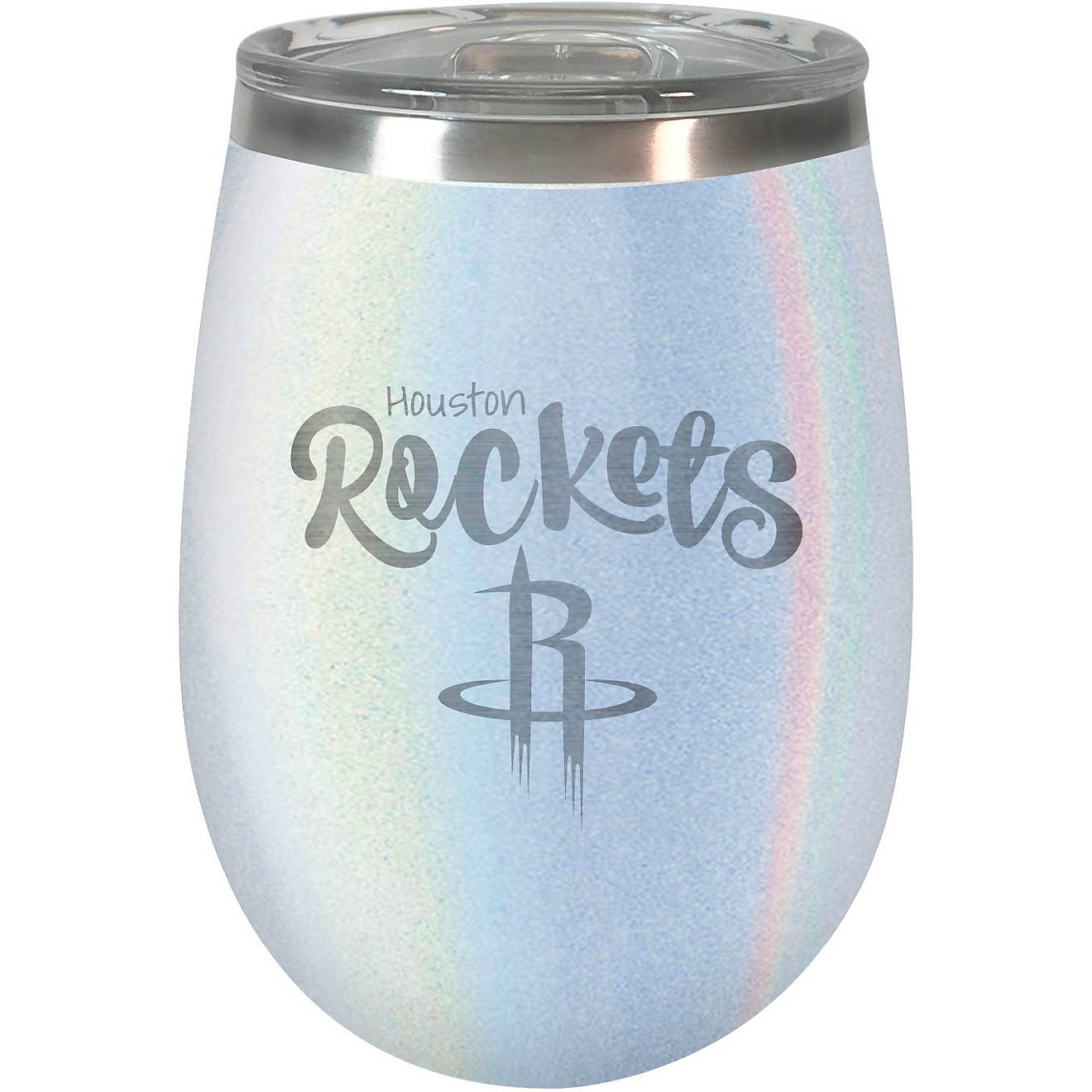 Great American Products Houston Rockets Diamond Collection Opal 12 oz Wine Tumbler                                               - view number 1