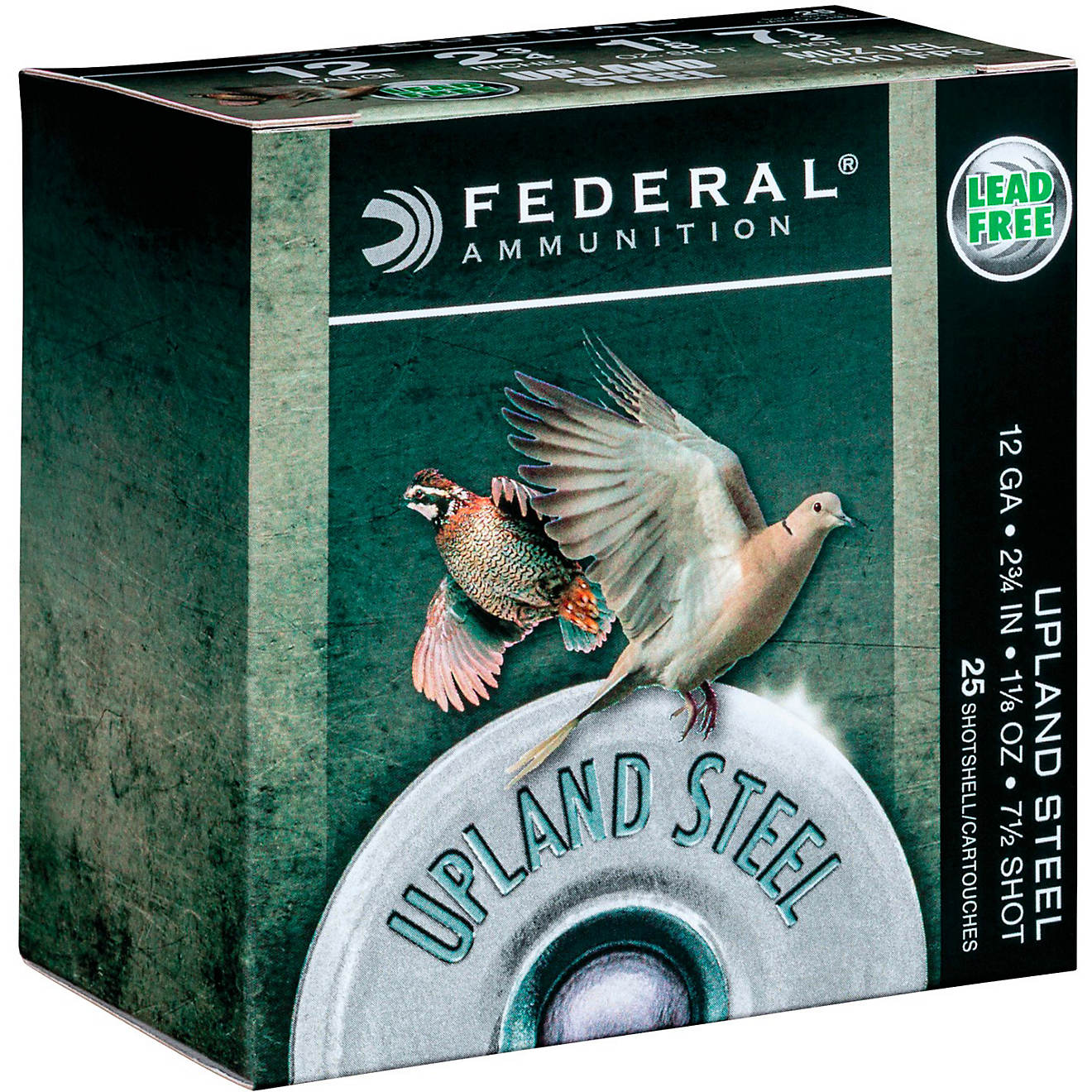 Federal Premium Upland Steel 12 Gauge Shotshells - 25 Rounds                                                                     - view number 1