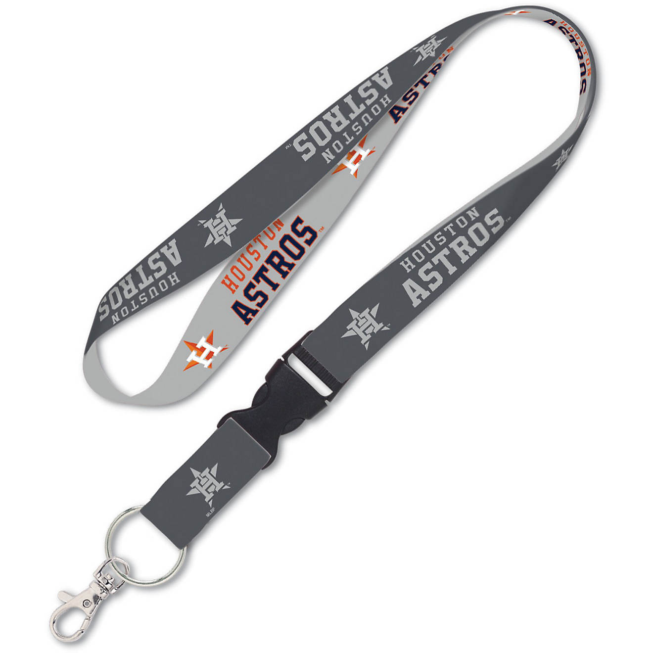 WinCraft Houston Astros Lanyard with Detachable Buckle                                                                           - view number 1