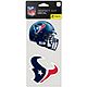 WinCraft Houston Texans Perfect Cut Decals 2-Pack                                                                                - view number 1 image
