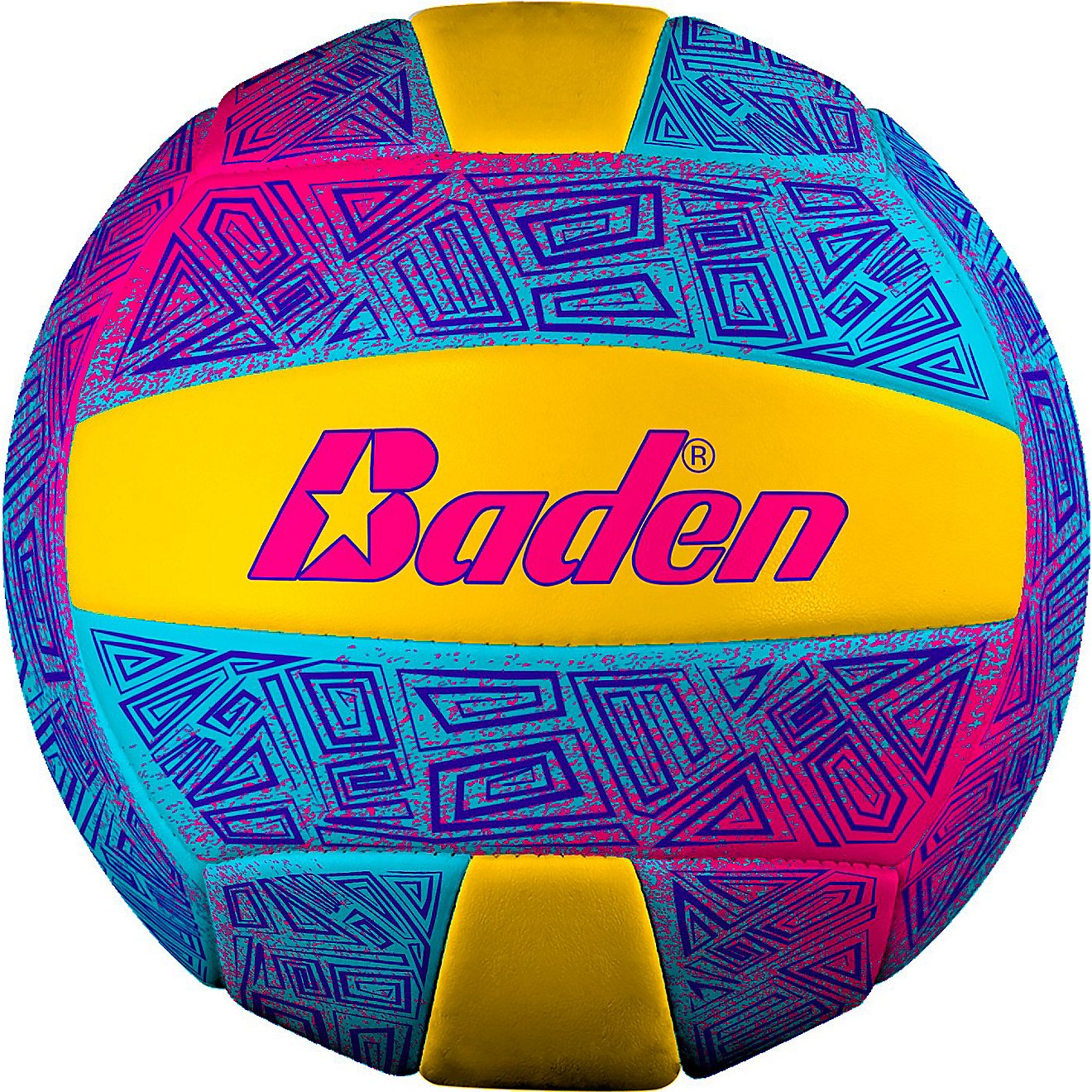 Baden SZ2 Swirls Mini Composite Volleyball                                                                                       - view number 1