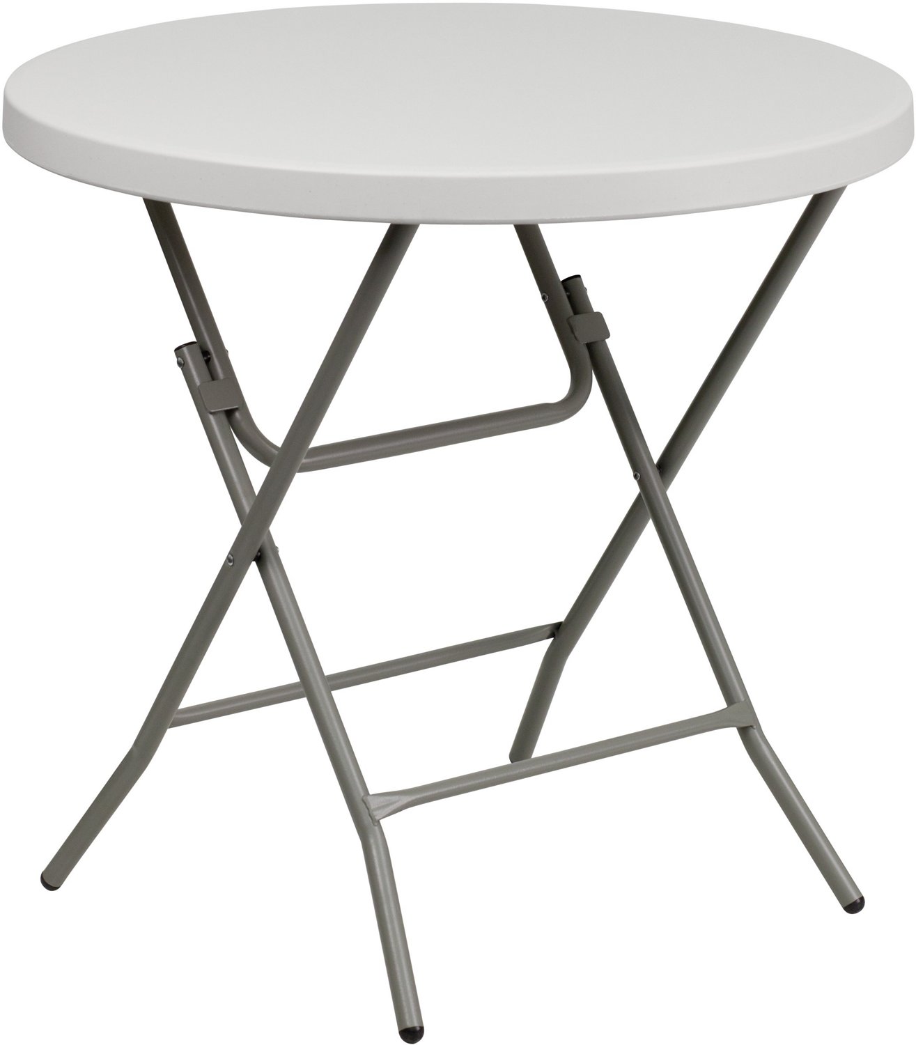 Flash Furniture 32 in Round Plastic Folding Table                                                                               