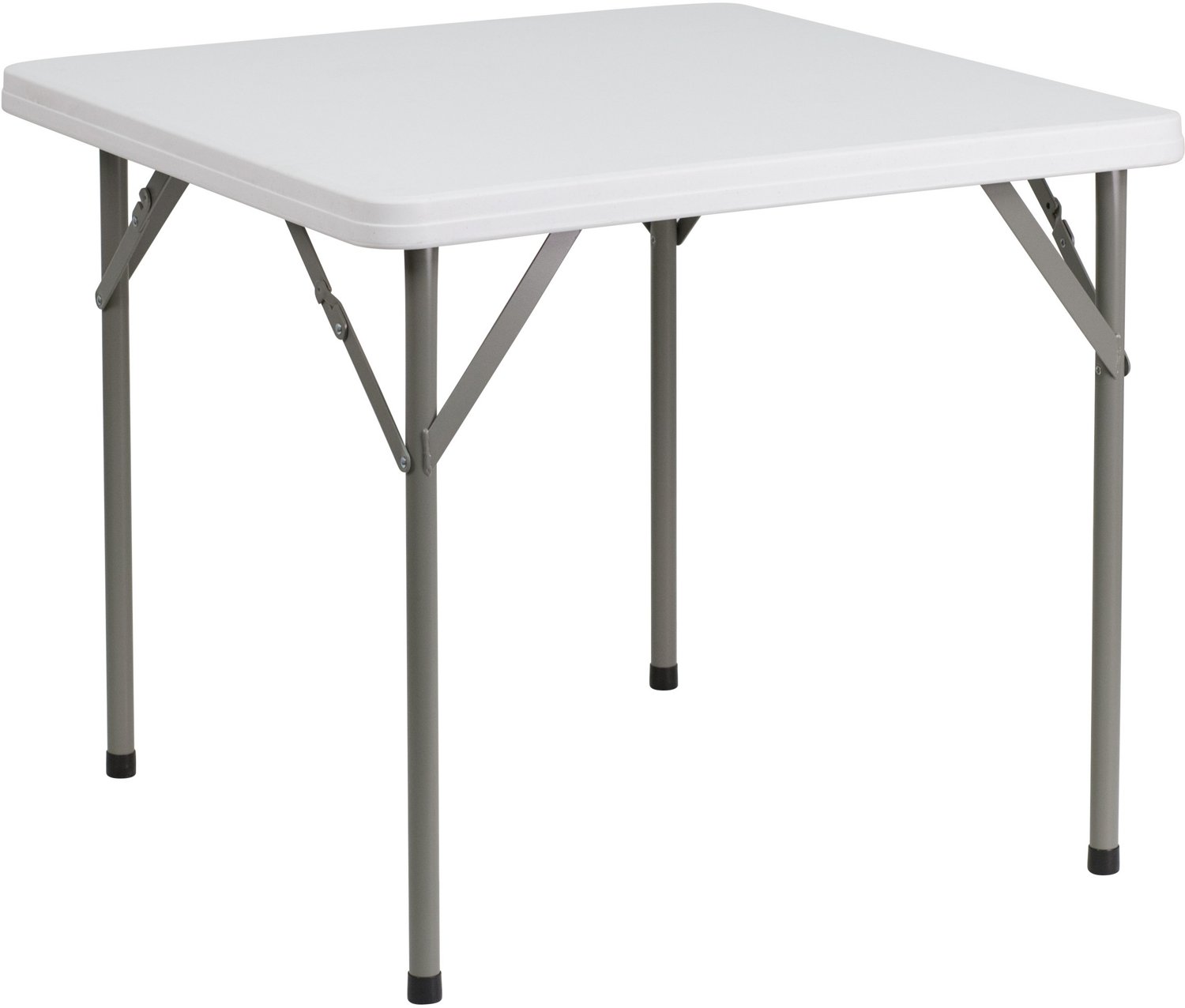 Flash Furniture 34 in Square Plastic Folding Table                                                                              