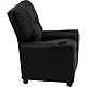 Flash Furniture Contemporary Black LeatherSoft Kids Recliner with Cup Holder                                                     - view number 2 image