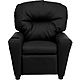Flash Furniture Contemporary Black LeatherSoft Kids Recliner with Cup Holder                                                     - view number 3 image