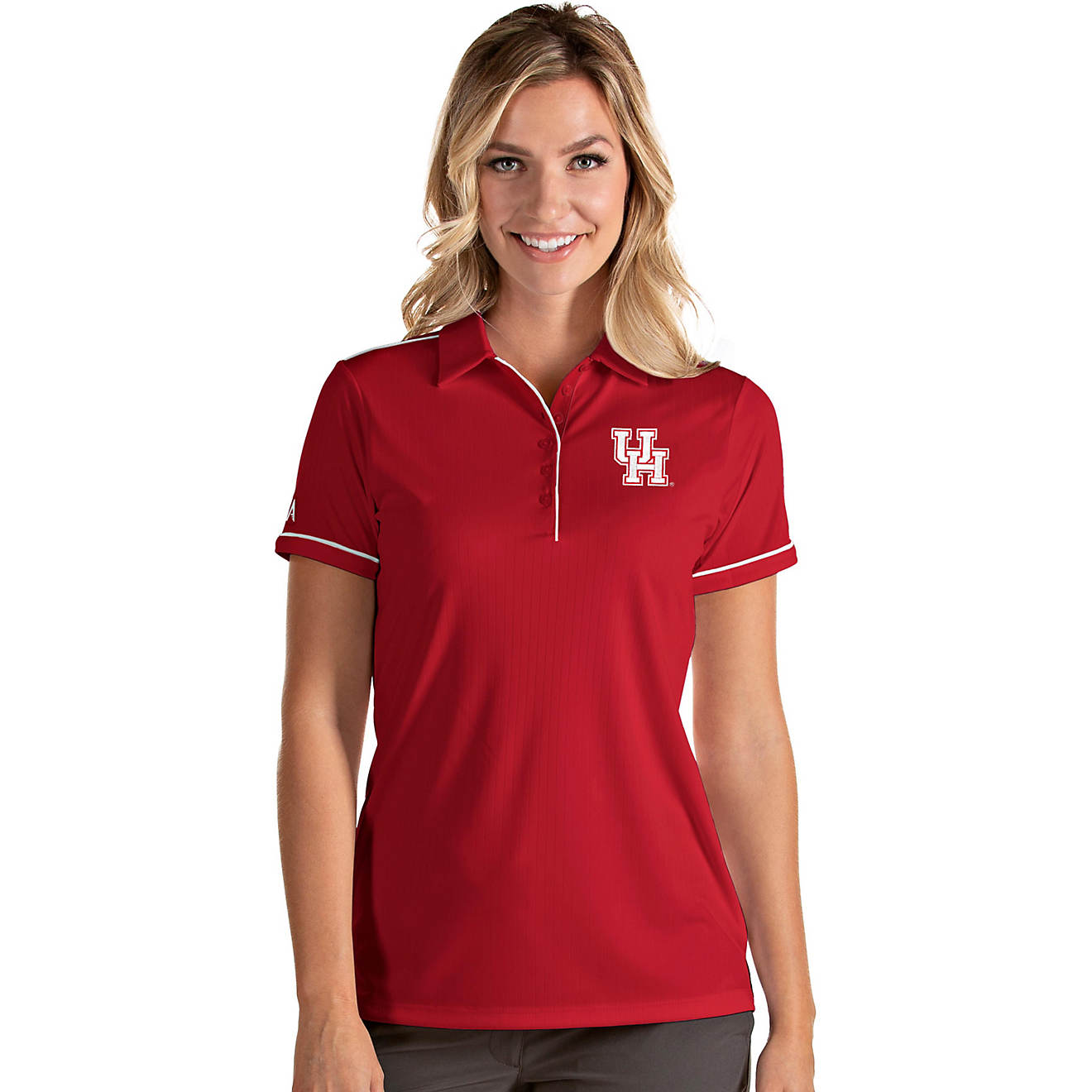 Antigua Women's University of Houston Salute Polo Shirt                                                                          - view number 1