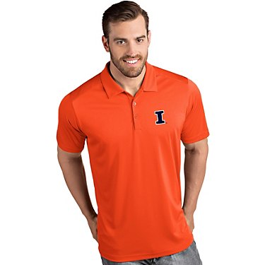Antigua Men's University of Illinois Tribute Polo Shirt