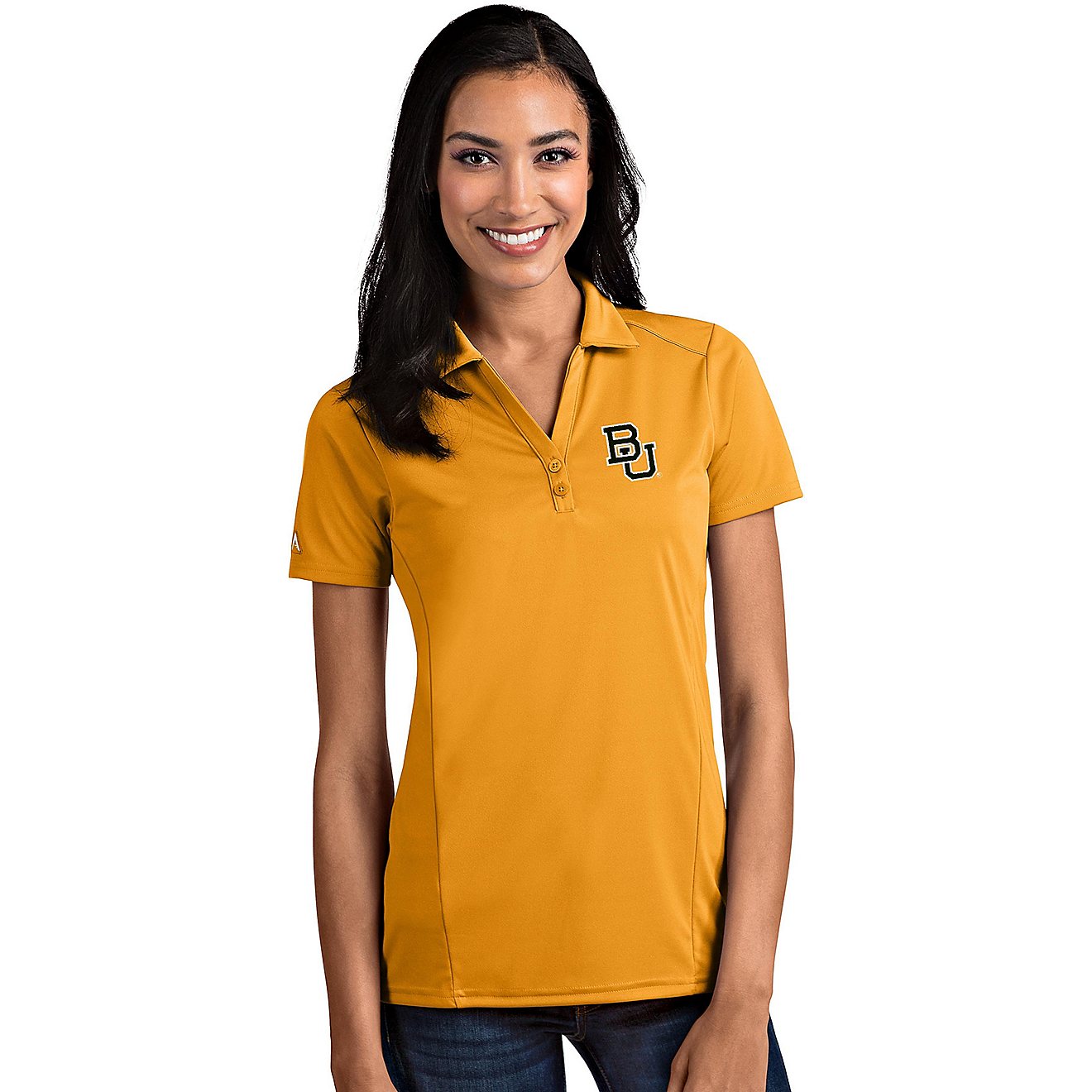 Antigua Women's Baylor University Tribute Polo Shirt                                                                             - view number 1