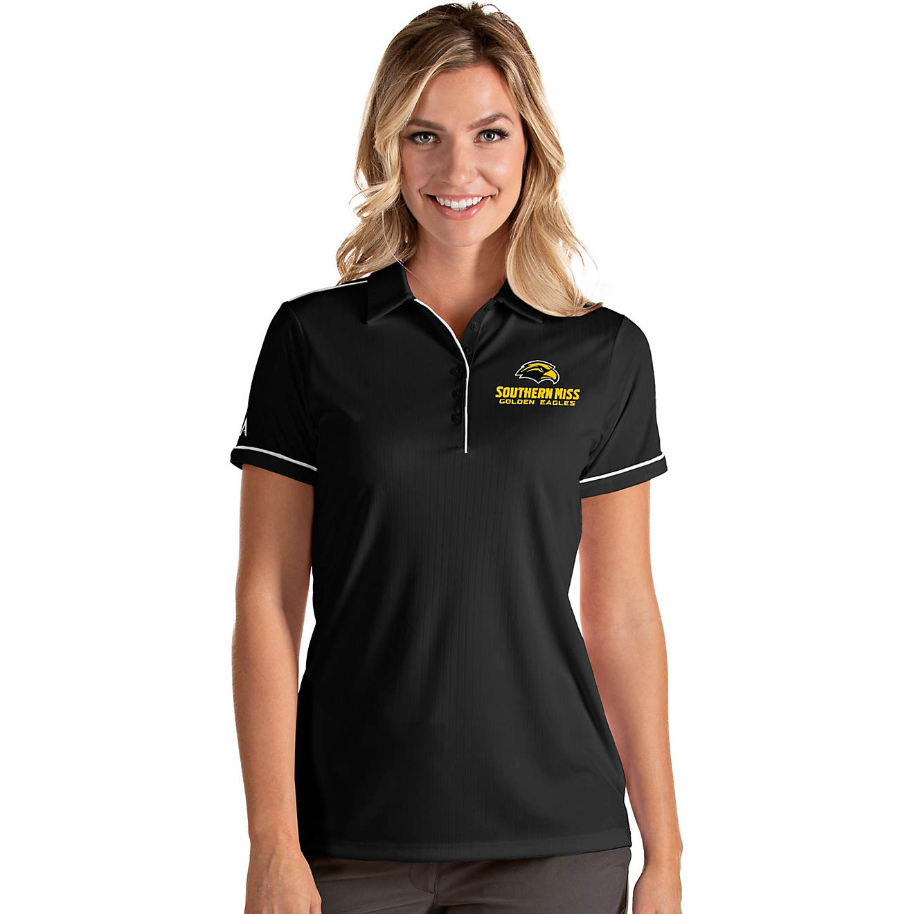 Antigua Women's University of Southern Mississippi Salute Polo Shirt                                                             - view number 1
