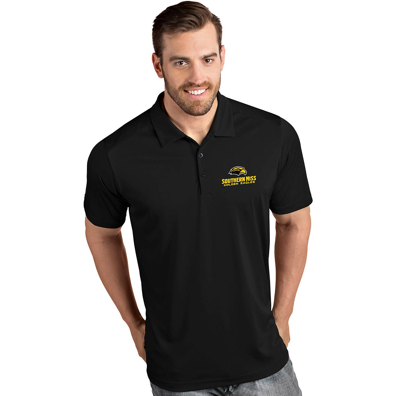 Antigua Men's University of Southern Mississippi Tribute Polo Shirt                                                              - view number 1