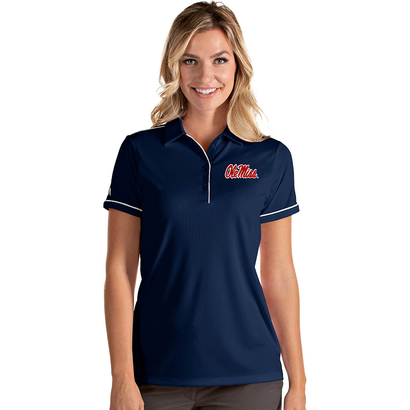 Antigua Women's University of Mississippi Salute Polo Shirt                                                                      - view number 1