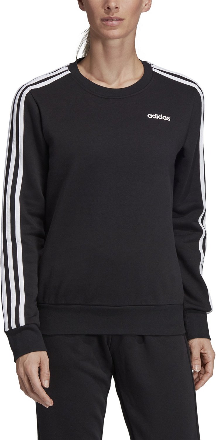 adidas three stripe sweatshirt womens