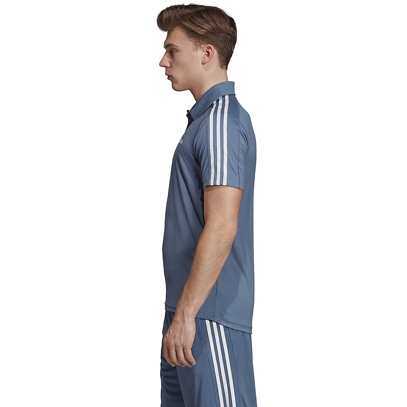 adidas Men's D2M 3S Polo Shirt                                                                                                   - view number 4