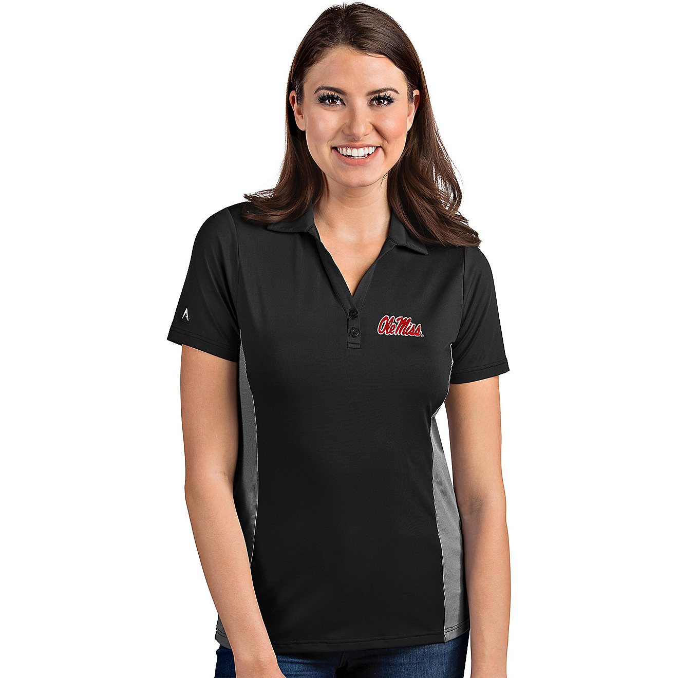 Antigua Women's University of Mississippi Venture Polo Shirt                                                                     - view number 1