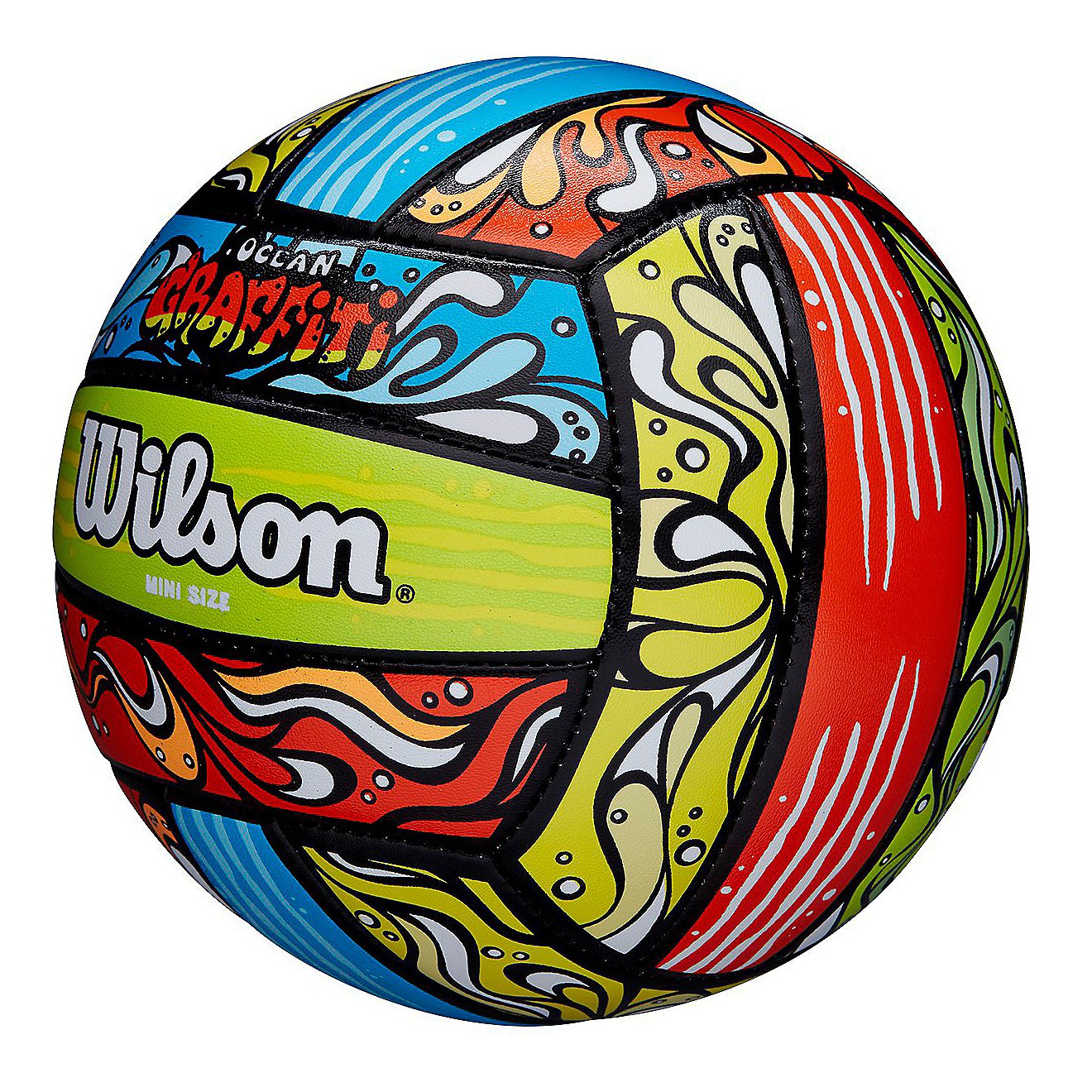 Wilson Ocean Graffiti Mini Volleyball                                                                                            - view number 2