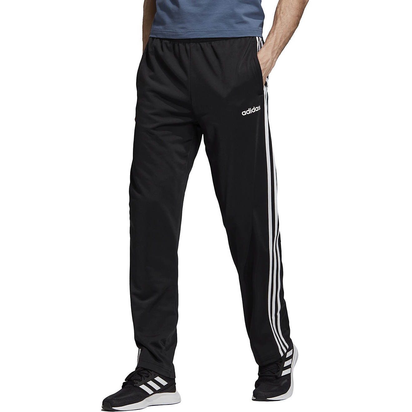 adidas Men's Essential 3-Stripe Tricot Pants                                                                                     - view number 1