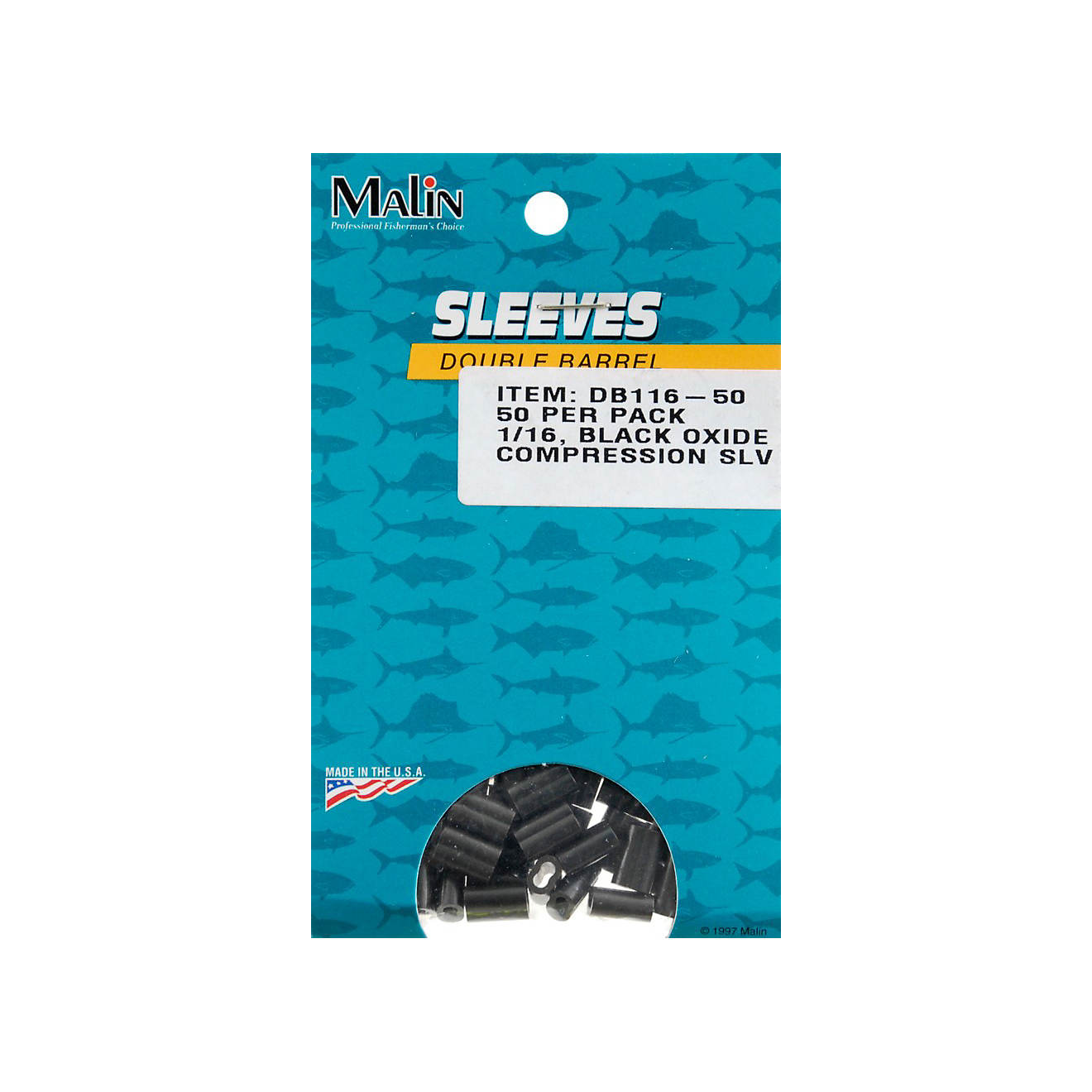 Malin 1/16 in Double-Barrel Compression Sleeves 50-Pack                                                                          - view number 1