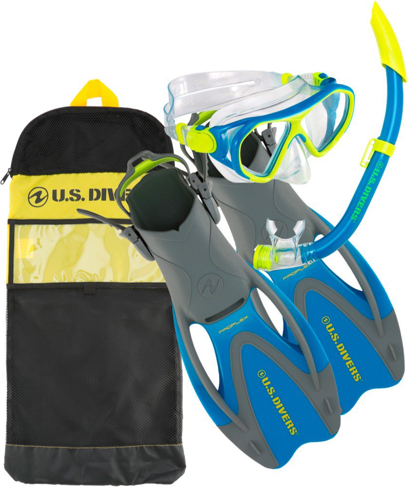 U.S. Divers Juniors' Dorado Snorkel Set Academy