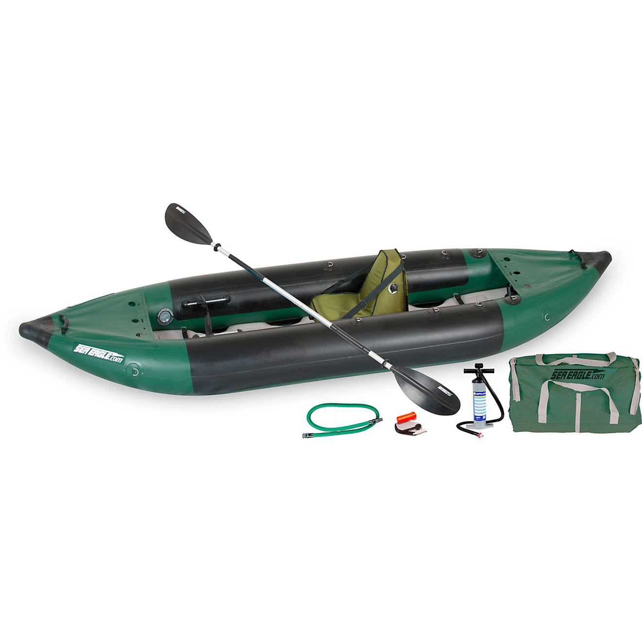 Sea Eagle Explorer 350x Deluxe Solo 11 ft 6 in Inflatable Solo Fishing Kayak                                                     - view number 1
