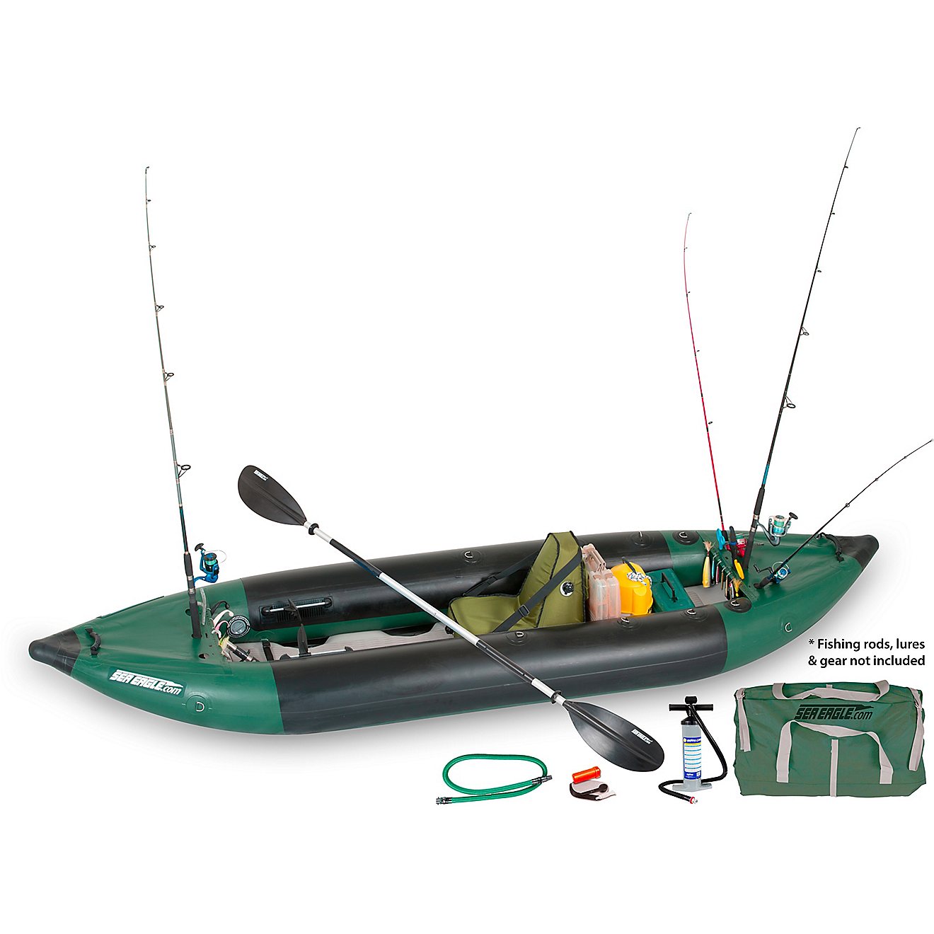 Sea Eagle Explorer 350x Deluxe Solo 11 ft 6 in Inflatable Solo Fishing Kayak                                                     - view number 2