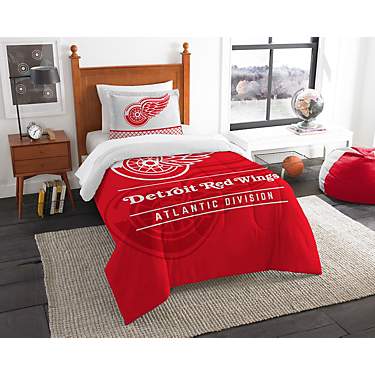 The Northwest Company Detroit Red Wings 2-Piece Draft Twin Bedding Set                                                          