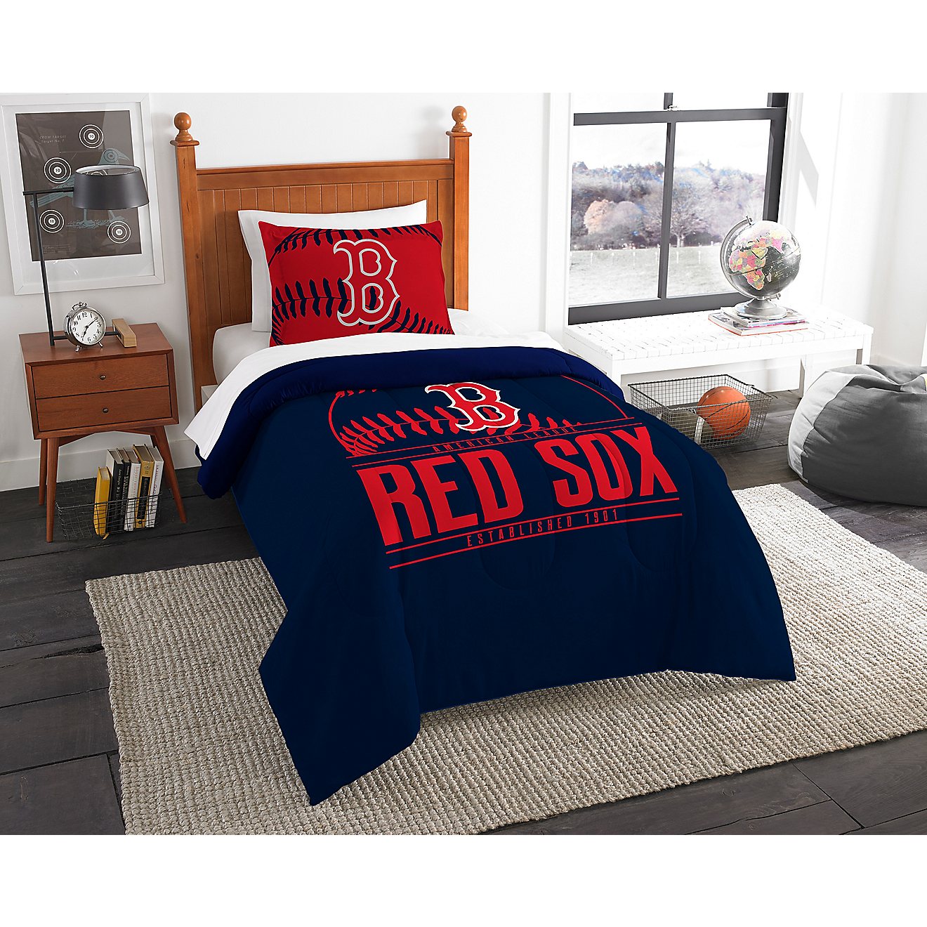 The Northwest Company Boston Red Sox 2-Piece Grandslam Twin Bedding Set                                                          - view number 1