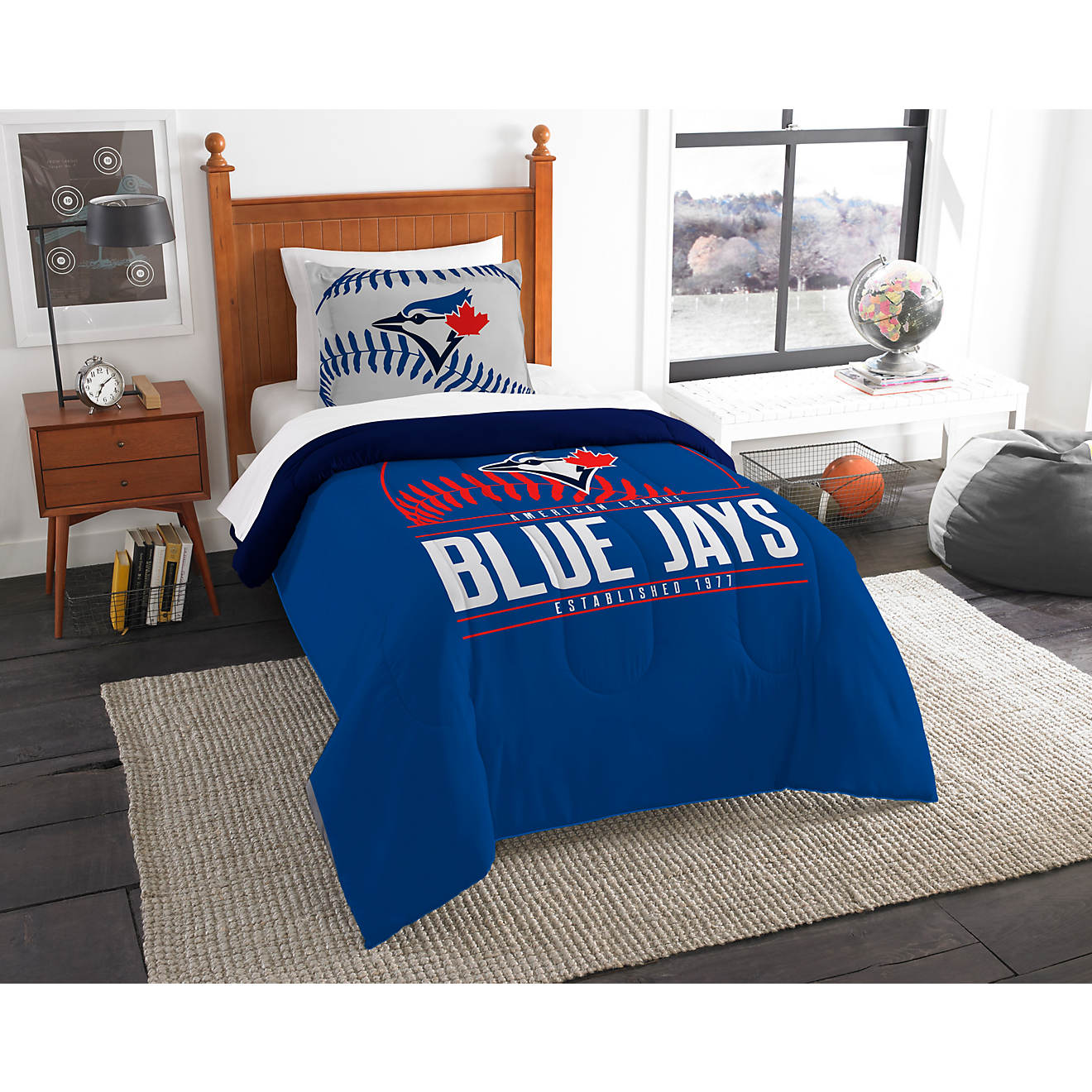 The Northwest Company Toronto Blue Jays 2-Piece Grandslam Twin Bedding Set                                                       - view number 1