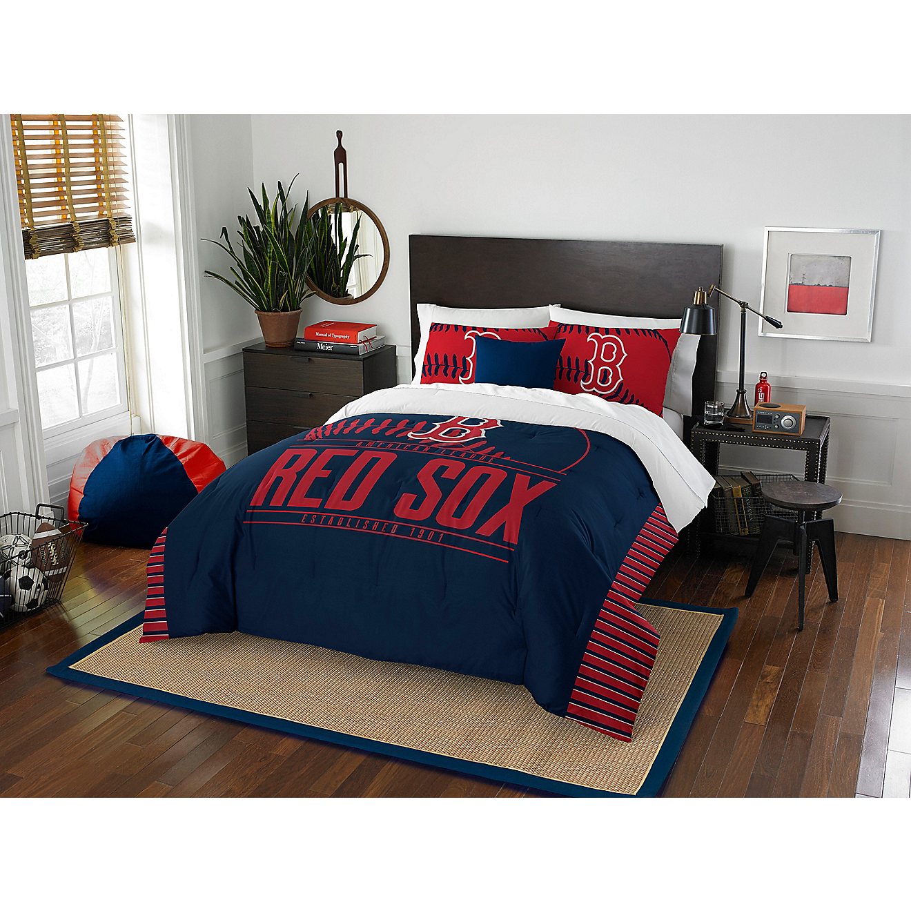 The Northwest Company Boston Red Sox 3-Piece Grandslam Full/Queen Bedding Set                                                    - view number 1