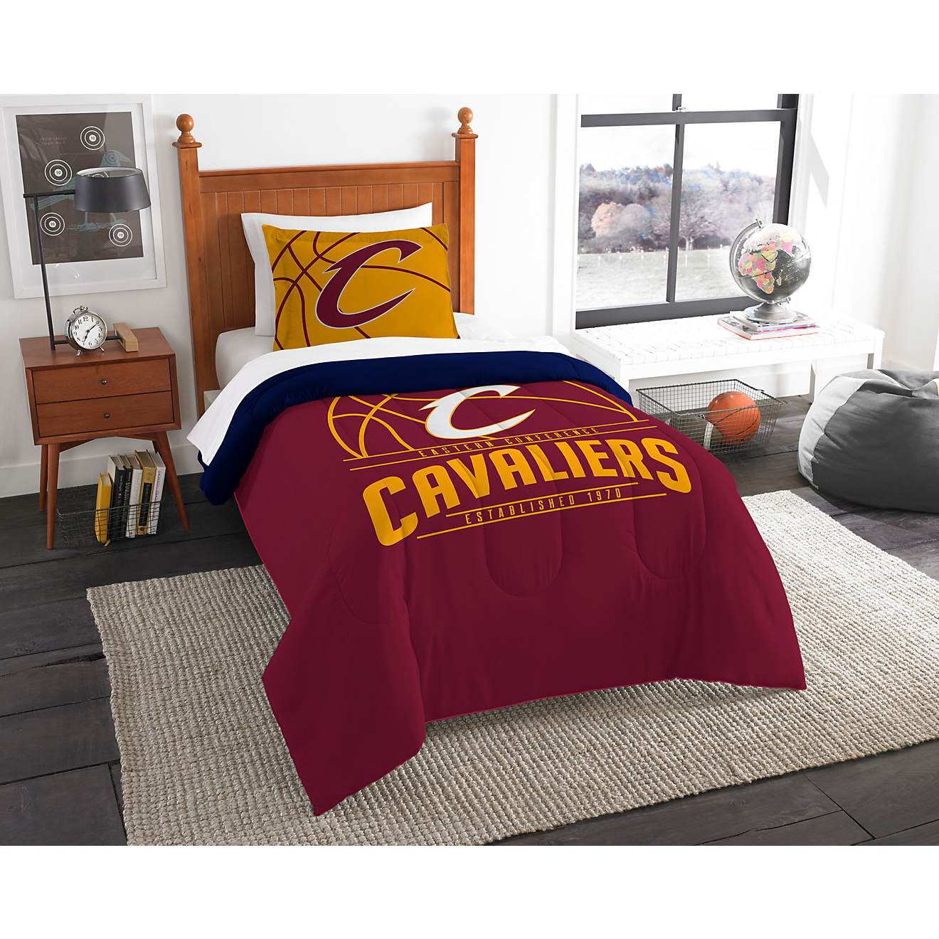 The Northwest Company Cleveland Cavaliers 2-Piece Reverse Slam Twin Bedding Set                                                  - view number 1