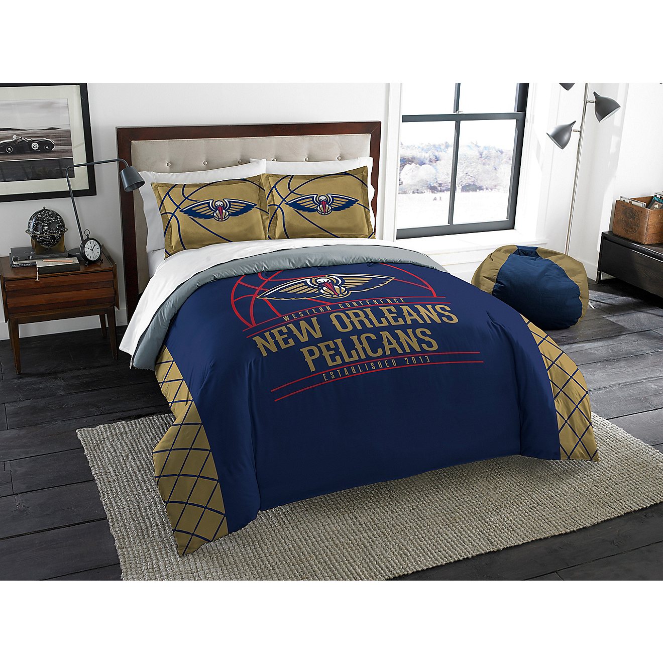 The Northwest Company New Orleans Pelicans 3-Piece Reverse Slam Full/Queen Bedding Set                                           - view number 1