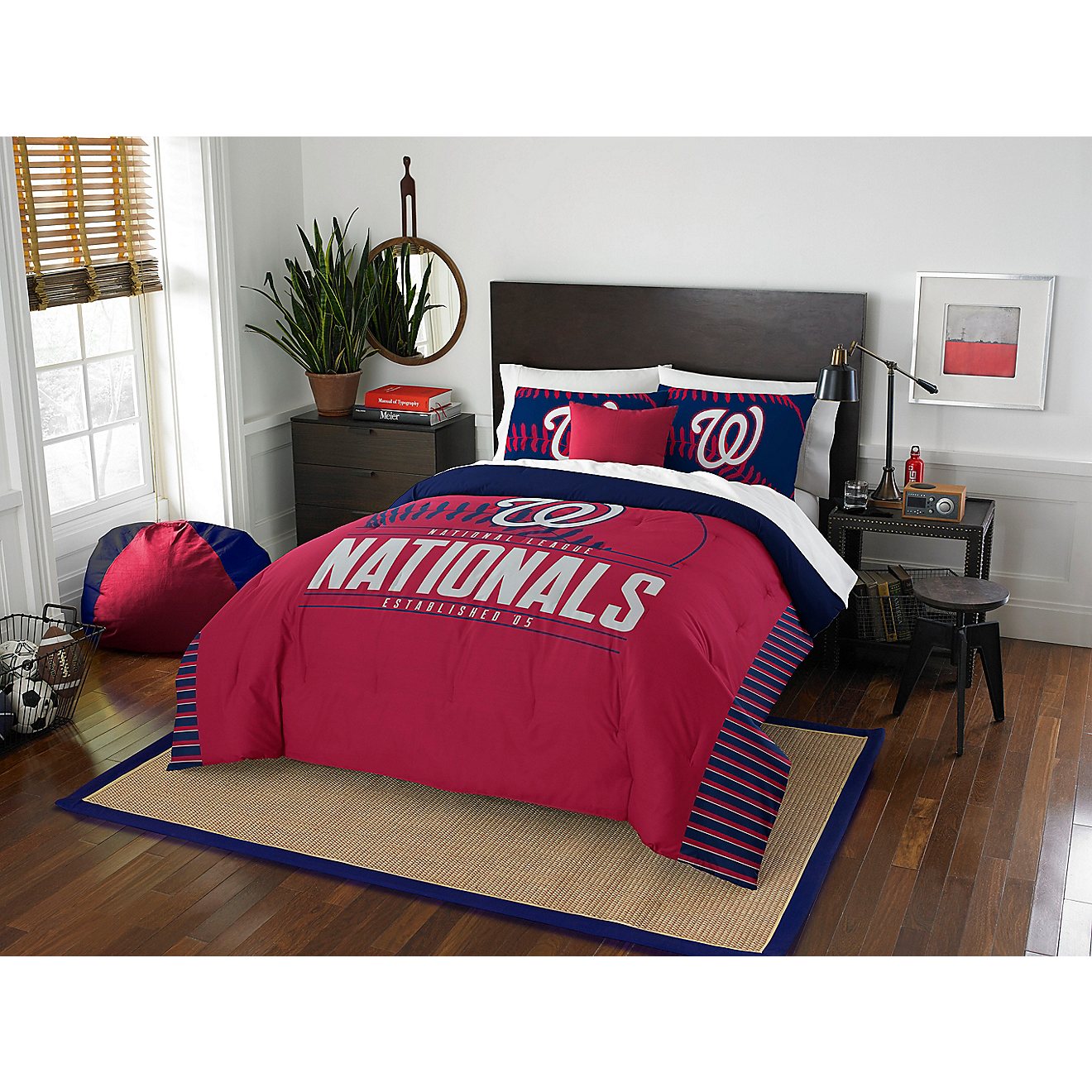 The Northwest Company Washington Nationals 3-Piece Grandslam Full/Queen Bedding Set                                              - view number 1