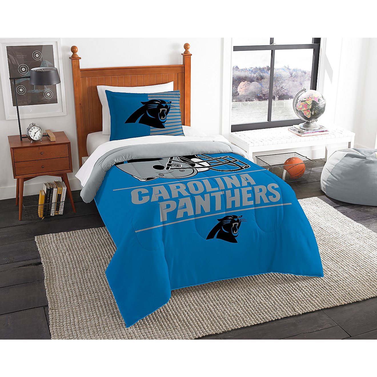 The Northwest Company Carolina Panthers 2-Piece Draft Twin Comforter Set                                                         - view number 1