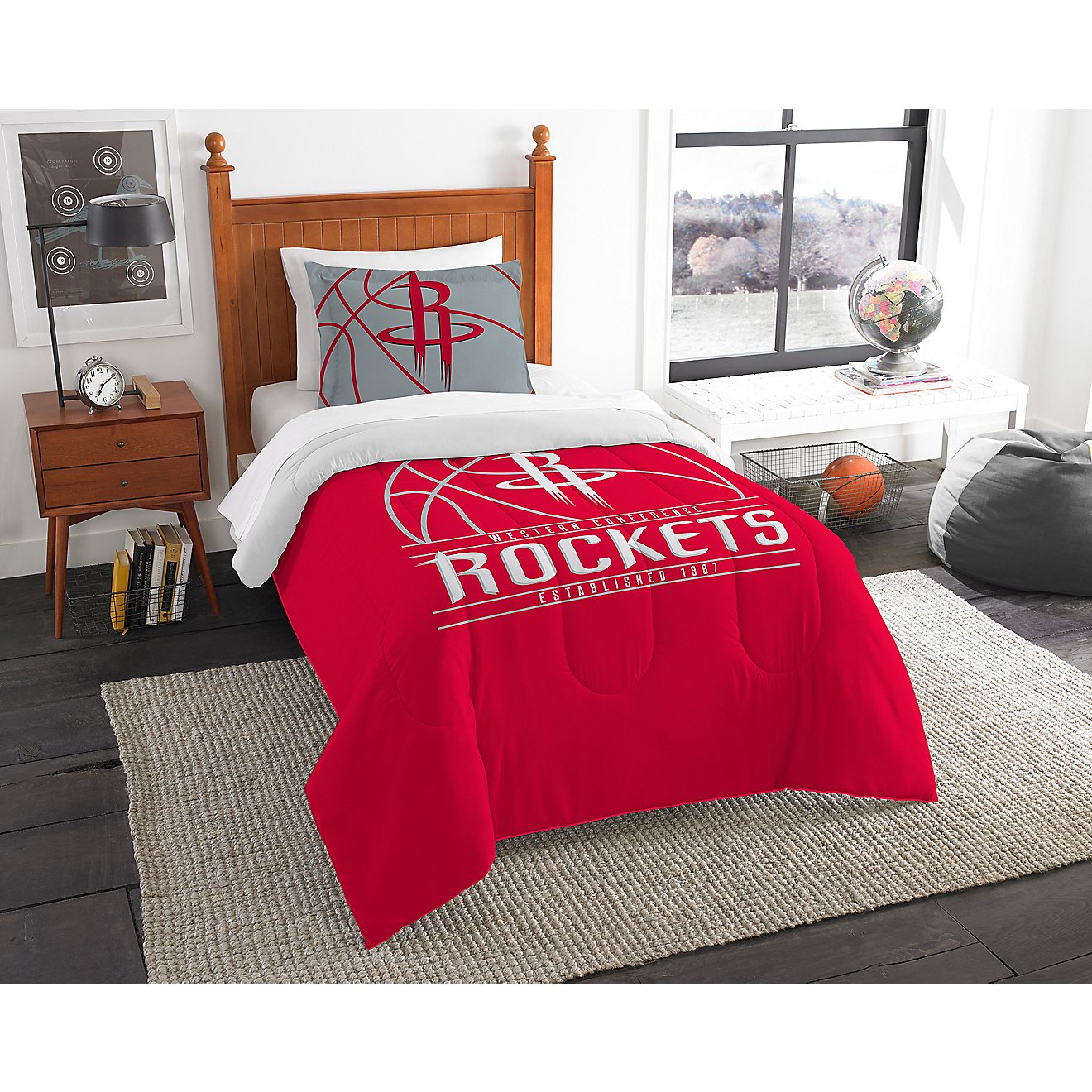 The Northwest Company Houston Rockets 2-Piece Reverse Slam Twin Comforter Set                                                    - view number 1